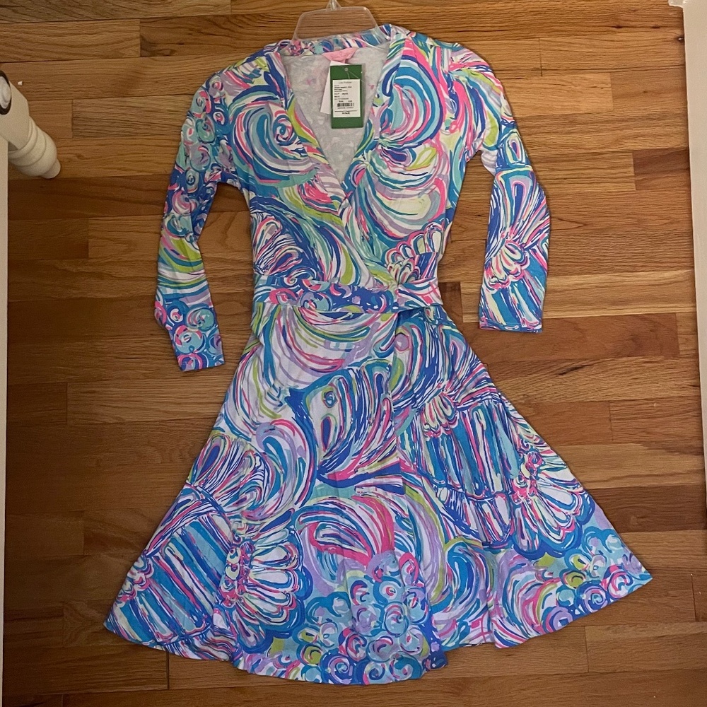 Lilly Pulitzer Emilia Wrap Dress - NWT - Size XXS - Picture 2 of 4